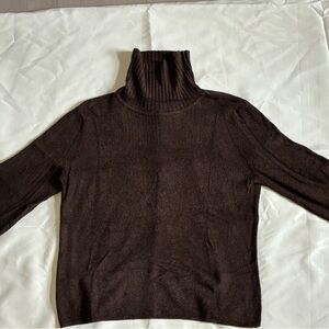 Medium Brown Talbots Turtleneck